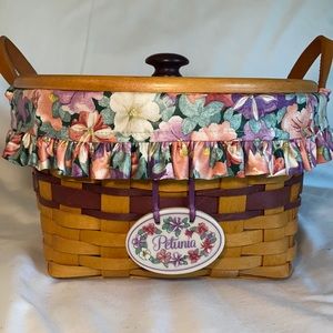 Longaberger 1997 May Basket - Petunia